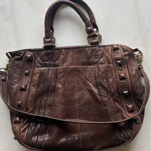 Junior Drake Leather Shoulder Bag